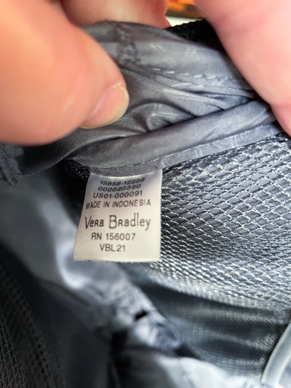 Vera Bradley Blush & Brush Makeup Case - Stellar Paisley - Black and White, GUC - Picture 5 of 7